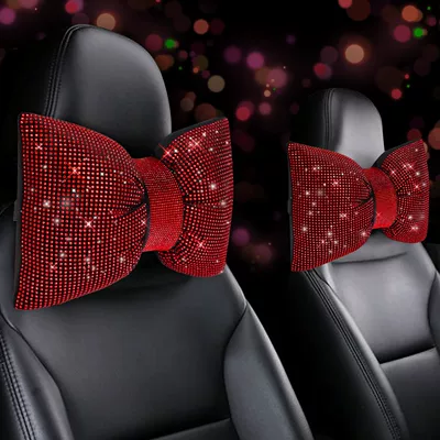 Car Headrest, Headrest - red