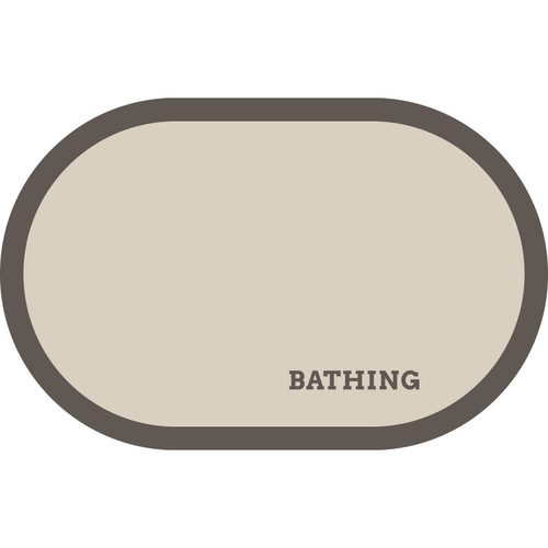 Algae mud bathroom mat water-absorbent anti-slip entryway foot mat wear-resistant, stain-resistant, easy to clean, quick-drying foot mat