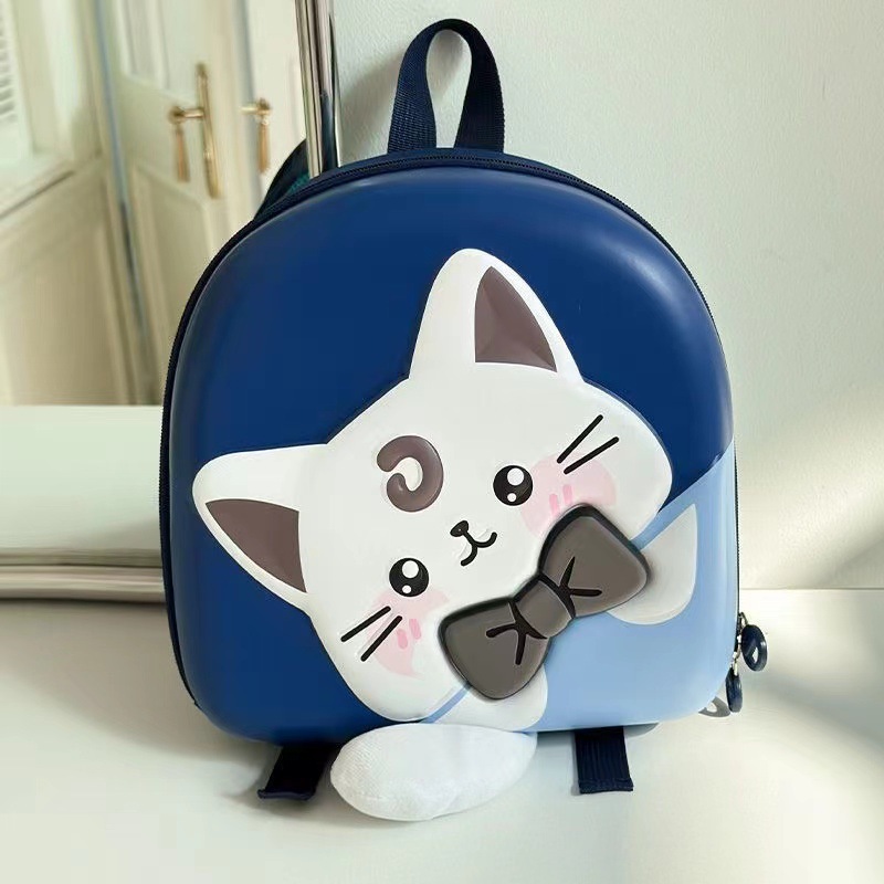 Nueva mochila escolar de jardín de infantes con carcasa dura, gran capacidad, protección de la columna vertebral, mochila infantil de dibujos animados, mochila de viaje informal para niños y niñas