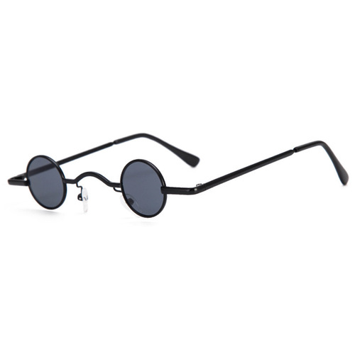Ultra-small frame round retro sunglasses for men and women, mini small round frame prince mirror glasses, hip-hop sunglasses, trendy