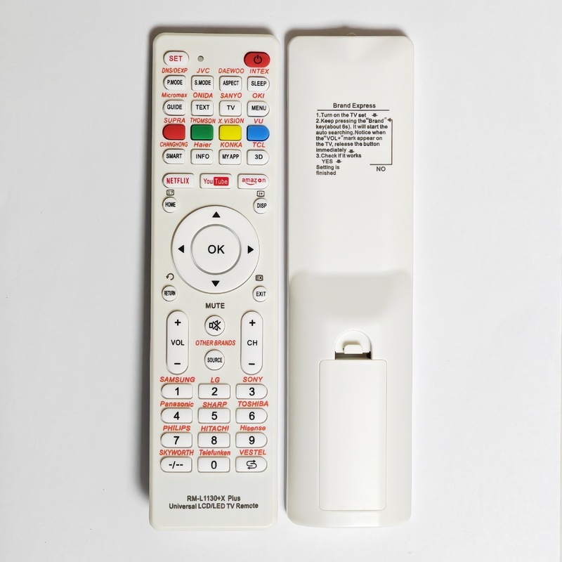 英語対応液晶テレビ汎用リモコン RM-L1130+X PLUS 高品質 ブランド通|undefined