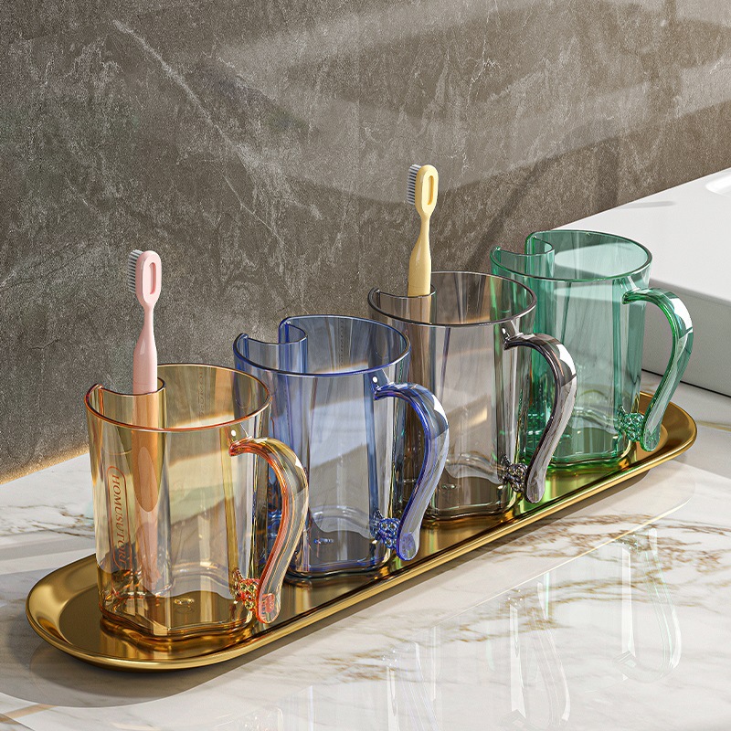 2024 nueva taza de lavado de lujo de alto valor facial taza de cepillo de dientes taza de lavado casera pareja de dientes taza de cepillo de dientes