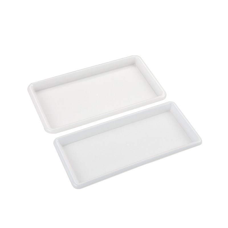 透明な白い水受けトレイ長方形プラスチックトレイ pp 家庭用排水トレイキッチン用品排水トレイ|undefined