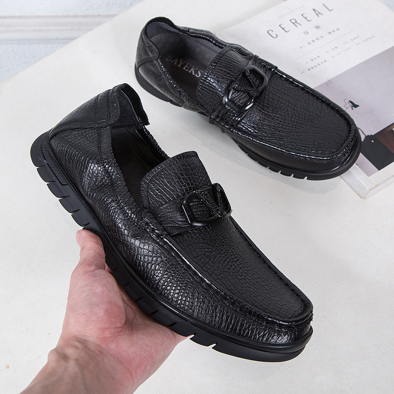 Bequeme Herren Freizeitschuhe Aus Echtem Leder Atmungsaktiv_voghion.com