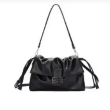 时尚潮流大容量2025夏季新款休闲质感褶皱包女士单肩斜挎包