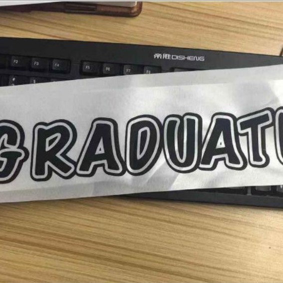 Temporada de graduación Graduado etiqueta cinturón accesorios de decoración de fiesta de graduación Me gradué correa de hombro de Graduación
