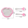 YX19026 dining plate with suction plastic