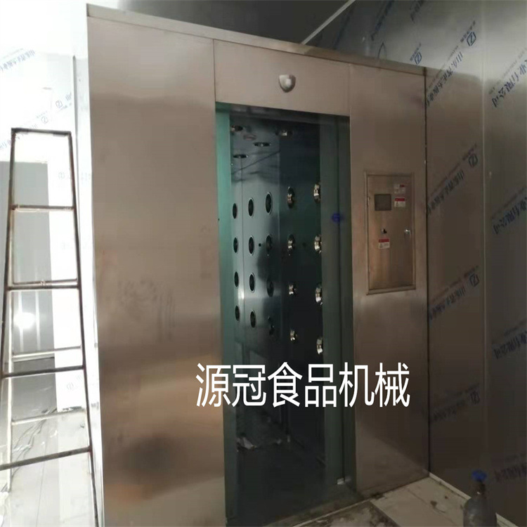 全自动电控门风淋室液晶显示风淋房不锈钢多人三吹空气净化设备