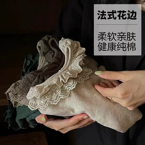 Ретро Нандаменская корейская детская одежда для девочек -базовая рубашка весна и осенняя одежда модная детская детская кружевная воротничка модный топ