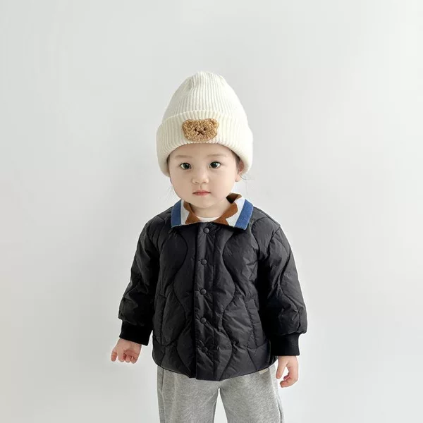 Black down jacket
