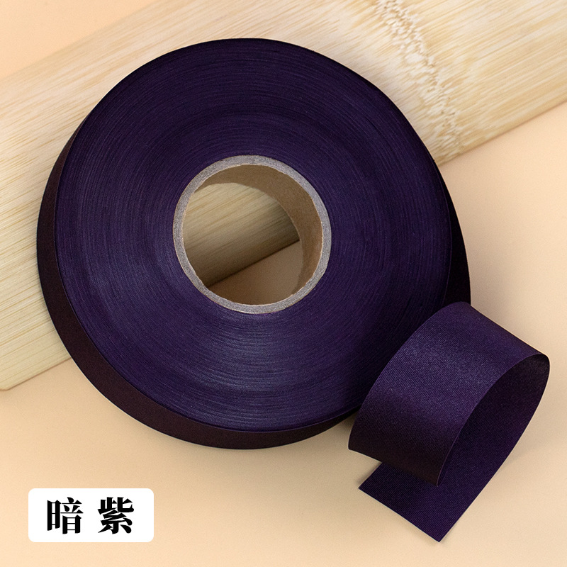 Cheongsam borde tira 2,5 cm tela de satén borde de corte oblicuo borde cinta de raso ropa de prensa tapeta Accesorios