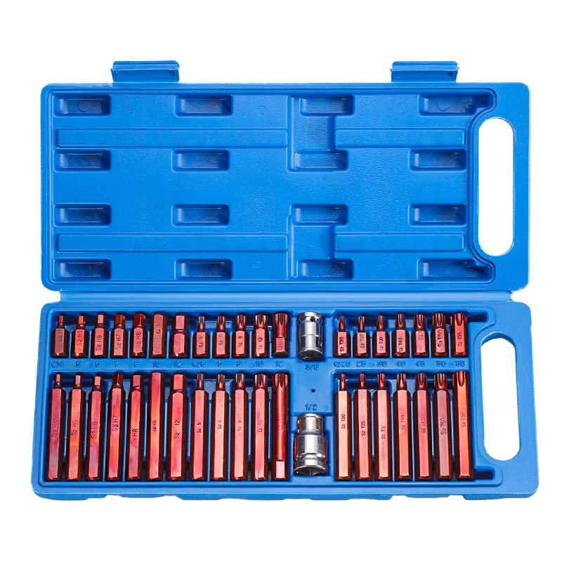 Juego de cabeza de lote de flor de ciruelo hexagonal transfronterizo herramienta universal de 40 piezas de reparación de automóviles conjunto de cabeza de lote herramienta