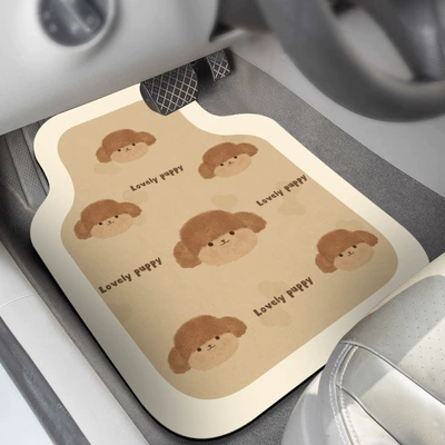 Shipping, Car Carpet - fluffy-dog-pattern-4648cm