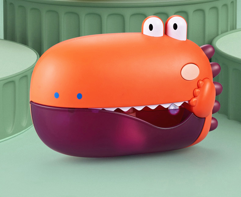 电动恐龙泡泡机 宝宝洗澡玩具 (10)