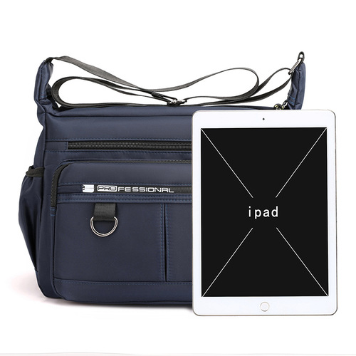 Large Capacity Men's Shoulder Bag Waterproof Durable Backpack with Multiple Pockets Business Bag Business Casual Men's Crossbody Bag