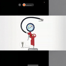 酷莱普指针充气枪轮胎气压表胎压计可放气压力表精准便携