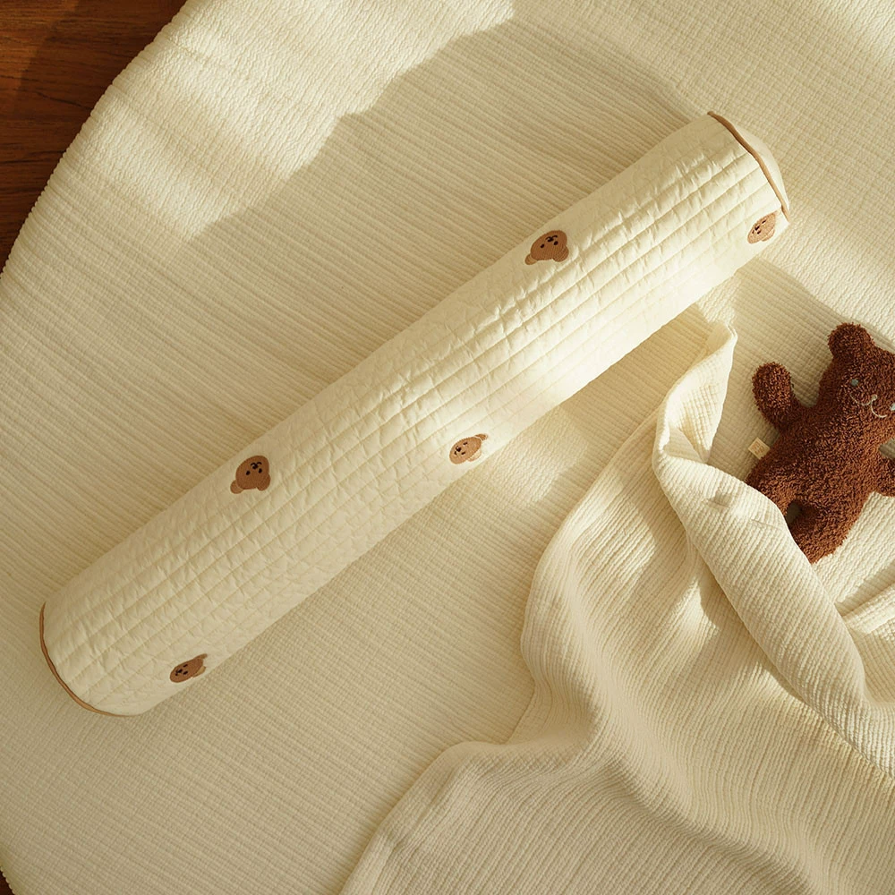 Южная Корея ins вышитая детская подушка с зажимом для ног многофункциональная цилиндрическая Подушка Съемная и моющаяся детская подушка против столкновений Детская подушка