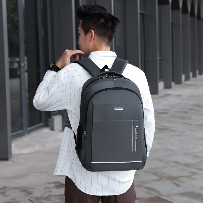 Mochila simple de moda 2023 otoño nueva moda casual estudiante mochila escolar para viajes mochila de gran capacidad