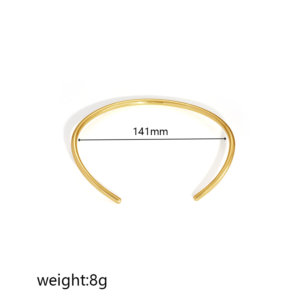 Europa y América sensación de diseño minimalista de acero inoxidable personalidad joyería india collar collar al por mayor