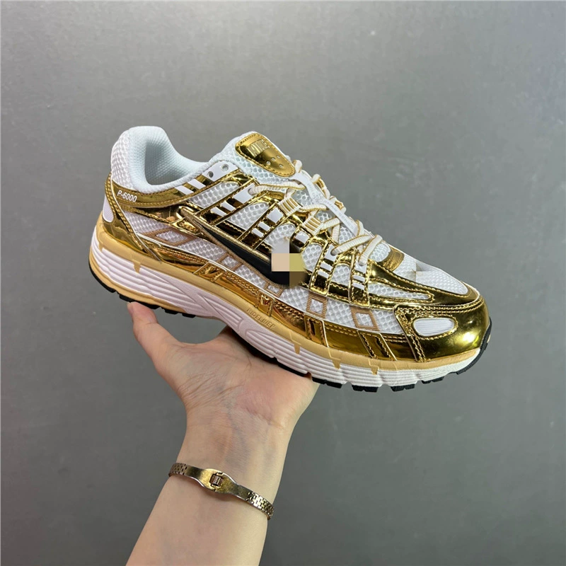 Кроссовки Putian Nike официальные P-6000 мужские и женские спортивные ретро-беговые дышащие кроссовки сетчатая верми Mesh оригинальная коробка оригинальная наклейка