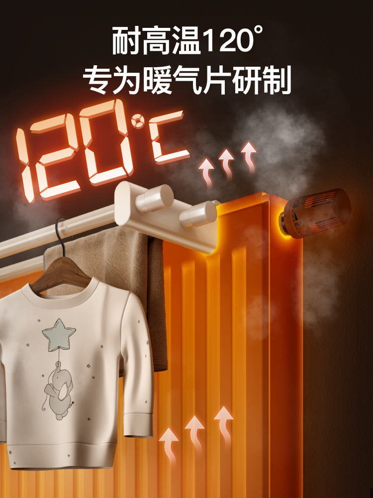 ✅ Heating Radiator Clothes Drying Rack, Storage Rack Above the Heating Pipe, Drying Rack with Hooks, Household Drying and Cooling Clothes Rack