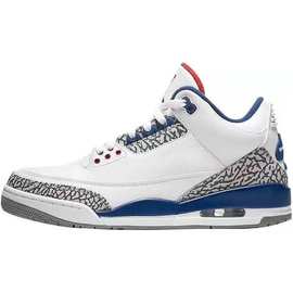 AJ3黑水泥赛车蓝藤原浩气垫实战篮球鞋乔3防滑耐磨男女休闲运动鞋