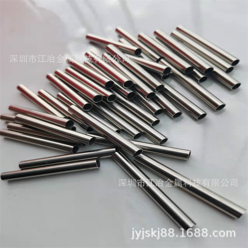 SUS304钢管食品医疗级毛细管 数控切割管径6 7 8 9.5开槽打异形孔