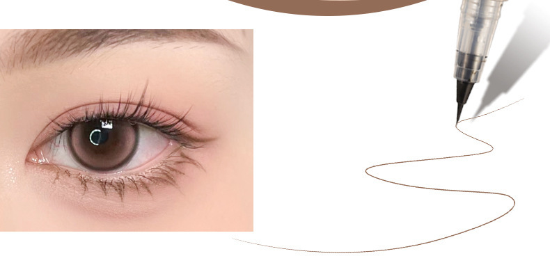 Makeup xixi Fine eyeliner pen, extremely fine, waterproof, not easy to smudge the lower eyelashes, eye shadow eyeliner liquid pen undefined