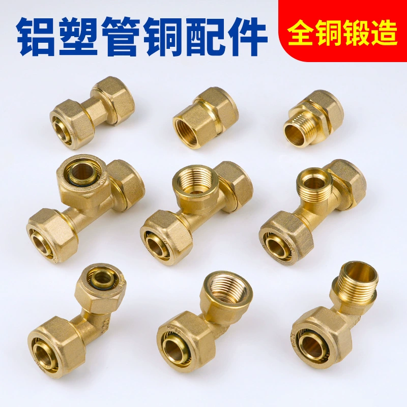 Медные Совместные Солнечные Совместные Локоть Прямой Тройник Фитинги Сантехнические Фитинги Отопление Алюминиевые Пластиковые Трубы Медные Фитинги