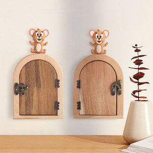 Solid Wood Switch Frame Cover Socket Button Living Room Cover Cover Household Decorative Wall Sticker Frame Cover