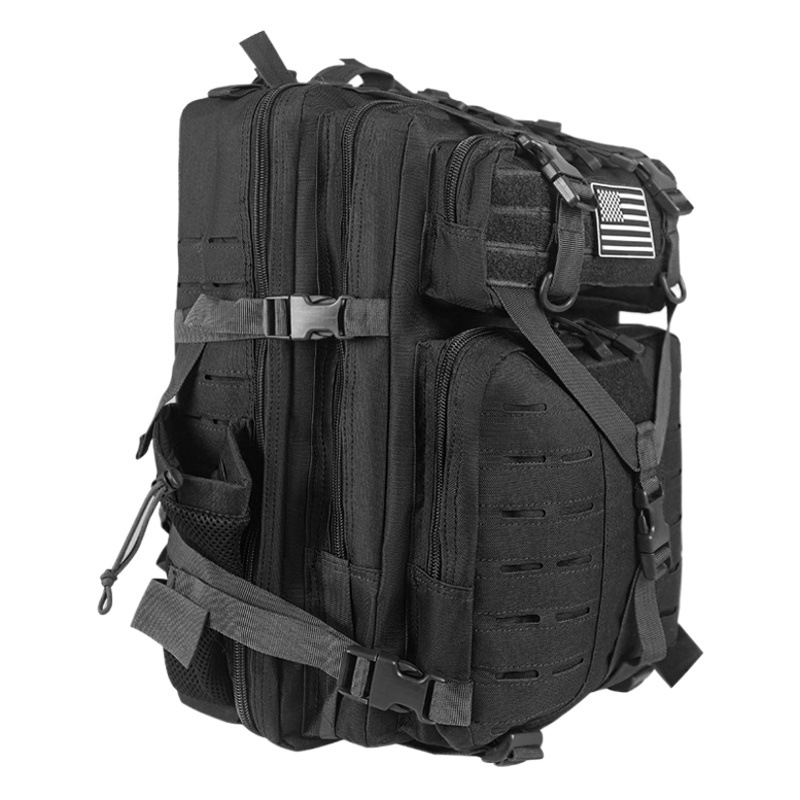Foreign Trade New Tactical Backpack Outdoor Camouflage Oxford Cloth Backpack Assault Military Fan Training Bag Large Capacity Manufacturer