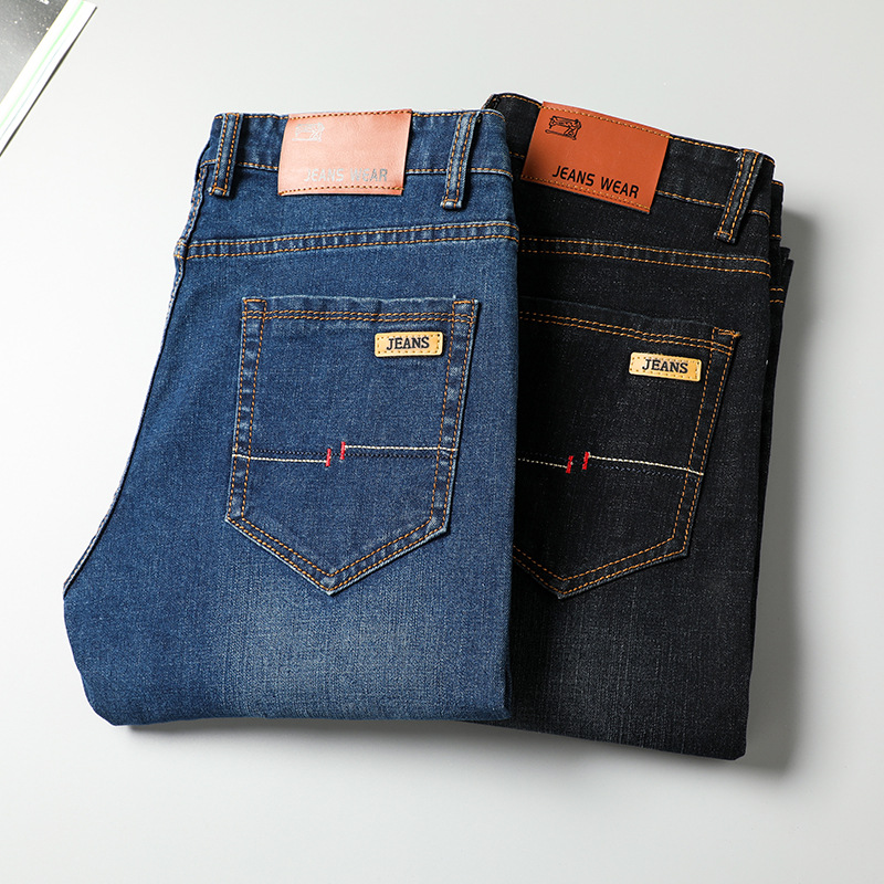 2021春夏季牛仔裤男弹力修身小脚裤子男青年韩版潮流男长裤|ms