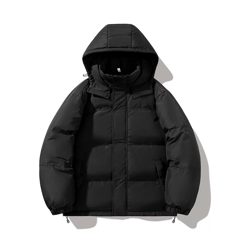 羽绒服男冬季二开数据款羽绒服男款绒羽绒服男连帽潮流时尚加厚羽