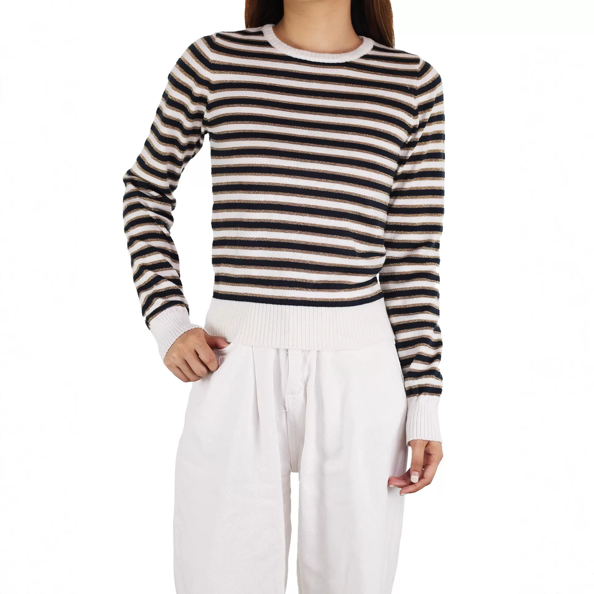 现货欧美女装跨境针织衫女式毛衣秋冬女套头长袖针织毛衣批发厂家