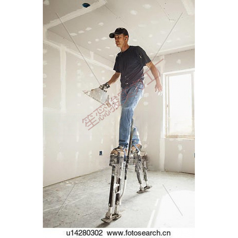 工厂行走工人直销脚架高跷铝合金木工高跷调节装修移动道具|undefined