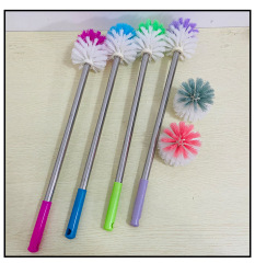 Factory Wholesale Cleaning Supplies Ball Brush Toilet Toilet Brush Round Brush Department Store Wholesale Foreign Trade Export Toilet Brush