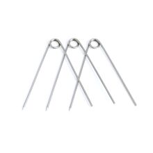 直供diy不锈钢简约胸针回形针v型针箱包服饰西装别针配件材料批发