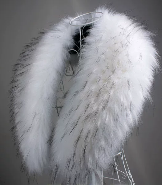 Korean fashion fur imitation raccoon fox fur cute scarf winter large green fruit fur collar shawl women's white