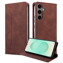 适用三星S26手机皮套S25 Ultra翻盖手机壳S24磁吸S23FE磁吸保护套