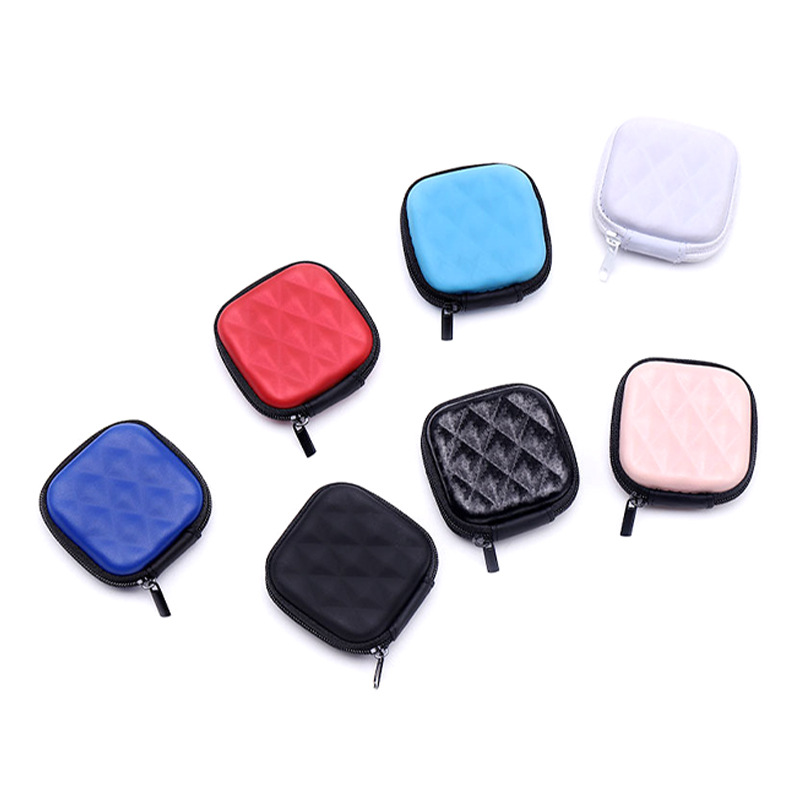 Headphone EVA Bluetooth Data Cable Storage Earbud Case 3C Digital Packaging Gift Box Zipper Bag_voghion.com