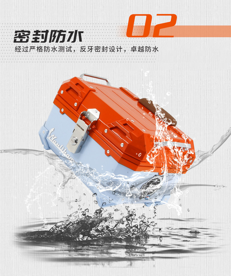 Wanlihao Victoria 150/250/300 motorcycle tail box, electric vehicle trunk, non-aluminum alloy storage