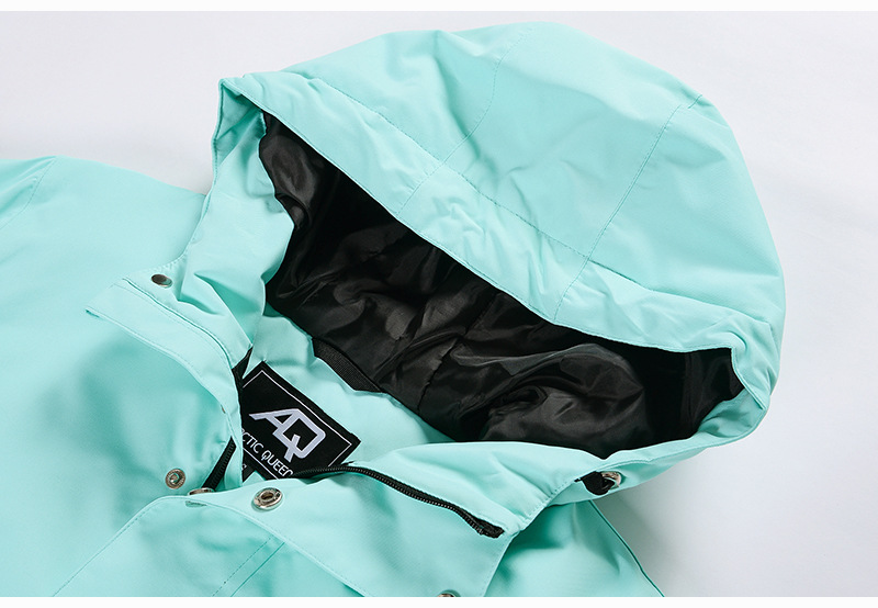 Dámské oblečení lyžařská mikina s kapucí, oversize snowboardové a doubleboardové lyžařské oblečení a kalhoty_voghion.com