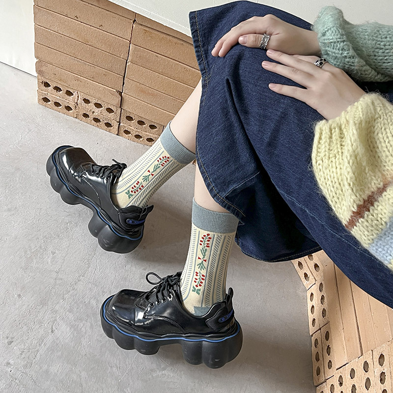 55g Weight Socks Classification Socks Lingerie Type Cotton Fabric Type A Pair Quantity Daily Occasion Comfort Function Multicolor Pattern Autumn&Winter Season Women's Gender Vacation, Simple Style Style Women's Vacation Simple Style Multicolor Cotton Crew Socks A Pair 13