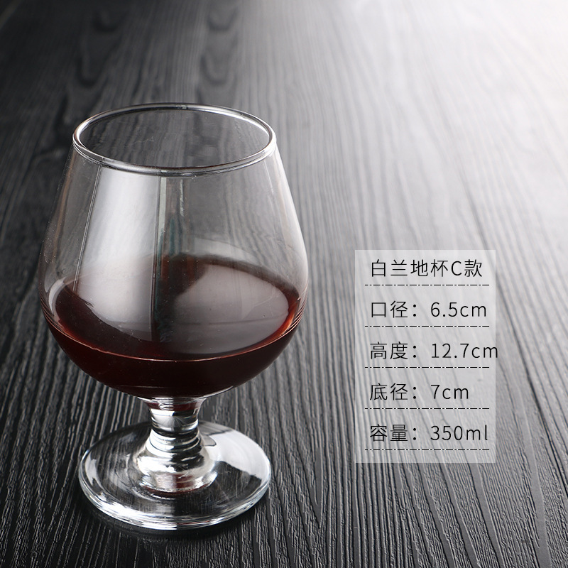 Bar gruesa copa de brandy copa de vidrio copa de vino blanco copa de whisky copa de vino corta copa de vino tinto image 7