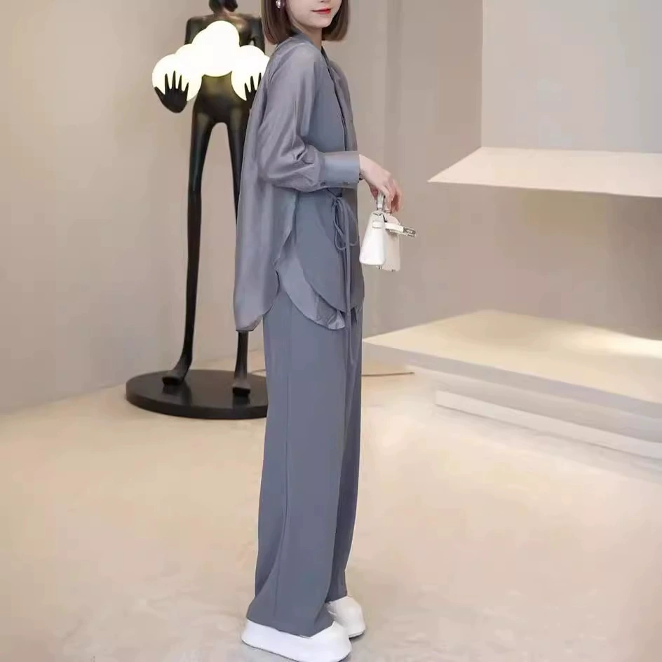 Summer thin suit, set, plus size, Korean style