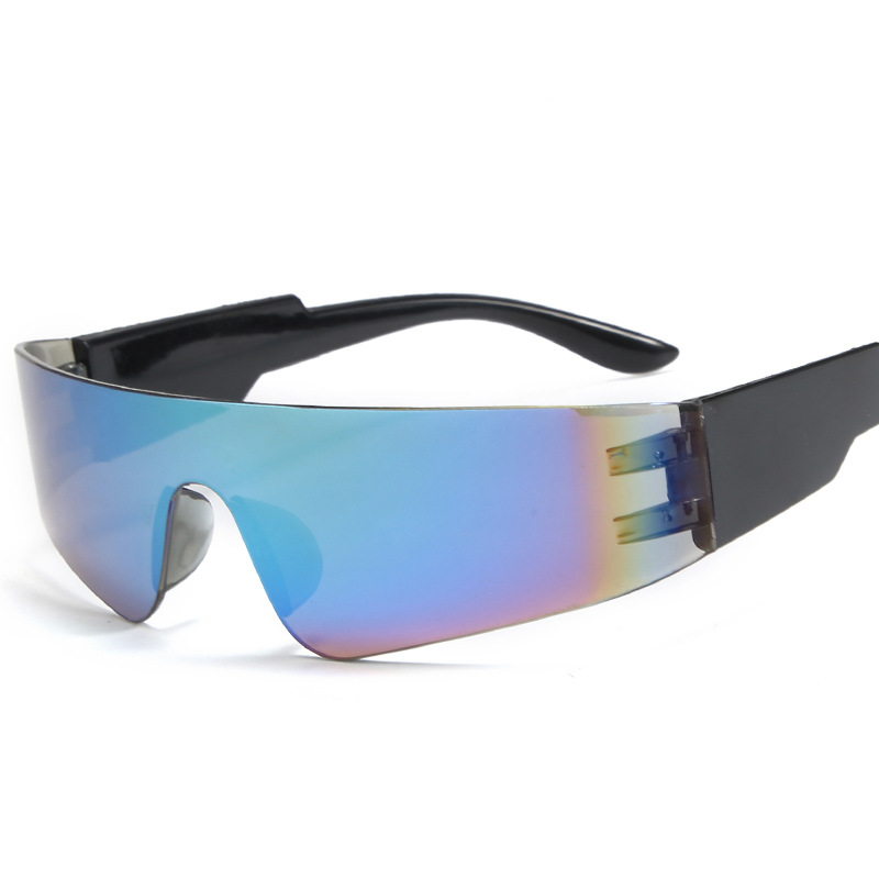 Cyberpunk stijl heren sportzonnebril met groot frame_voghion.com