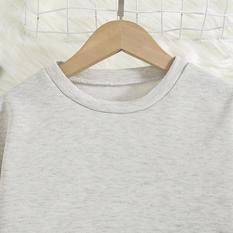 Set da ragazza per bambini, primavera, nuova moda, Street Blast, pantaloni a gamba larga, a maniche lunghe, con top corto_voghion.com