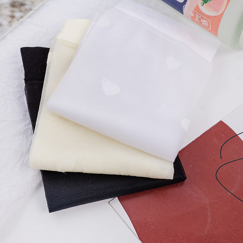 JK calcetines de pantorrilla dulce amor medias japonesas hasta la rodilla medias transparentes de verano ultrafinas de mujer anti-enganche seda entrega de una pieza