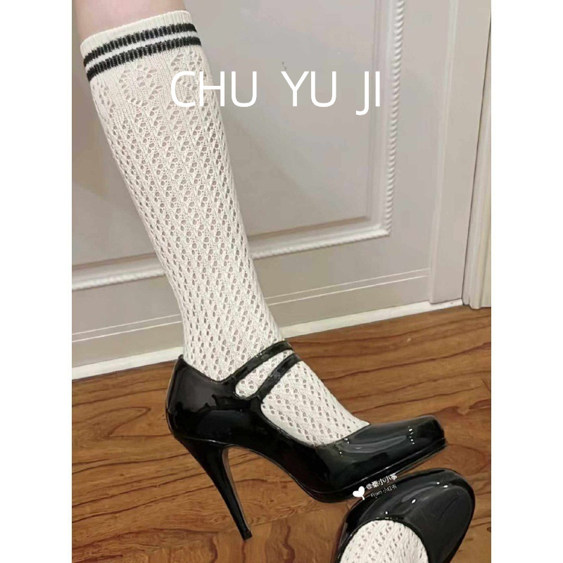 First Encounter with Mary Jane High Heels for Women, Round Toe, Thin Heel, Waterproof Platform