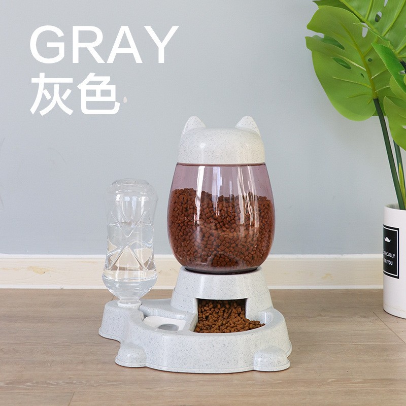Alimentador automático personalizado para gatos, alimentador de agua para perros, compresión inteligente, alimentación automática, alimentación de agua, tazón de mascotas integrado